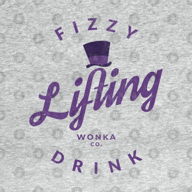 Fizzy Lifting Drink - Wonka Co. - vintage logo by BodinStreet